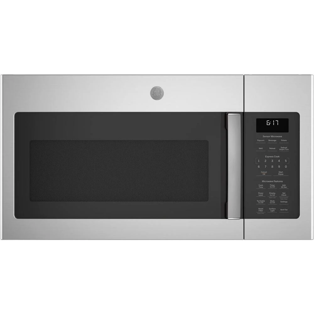 GE 1.7 Cu. Ft. Over-the-Range Sensor Microwave Oven Steel with 2 Year Warranty - Image 2