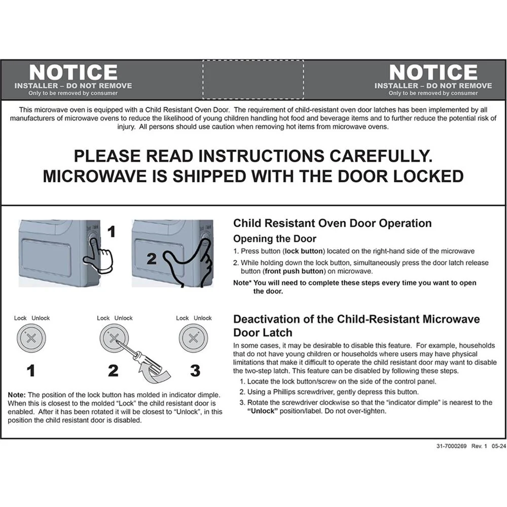 GE 2.0 Cu. Ft. Capacity Countertop Microwave Oven Open Box with 1 Year Warranty - Image 6