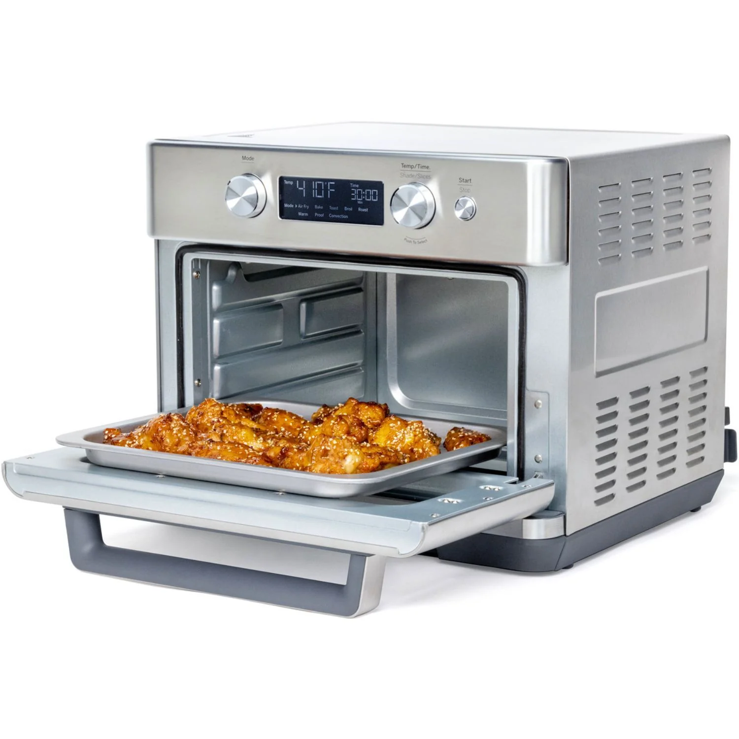 GE Digital Air Fry 8-in-1 Toaster Oven, Stainless Steel (Factory Refurbished) - Image 3