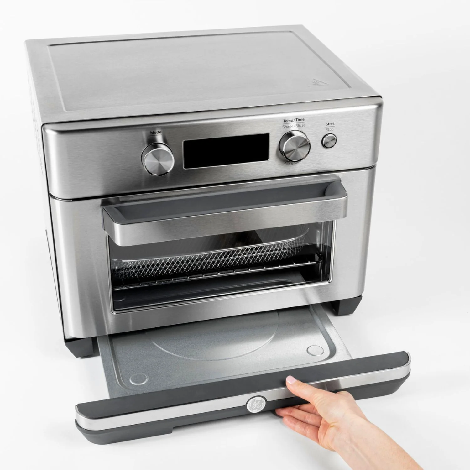GE Digital Air Fry 8-in-1 Toaster Oven, Stainless Steel (Factory Refurbished) - Image 6