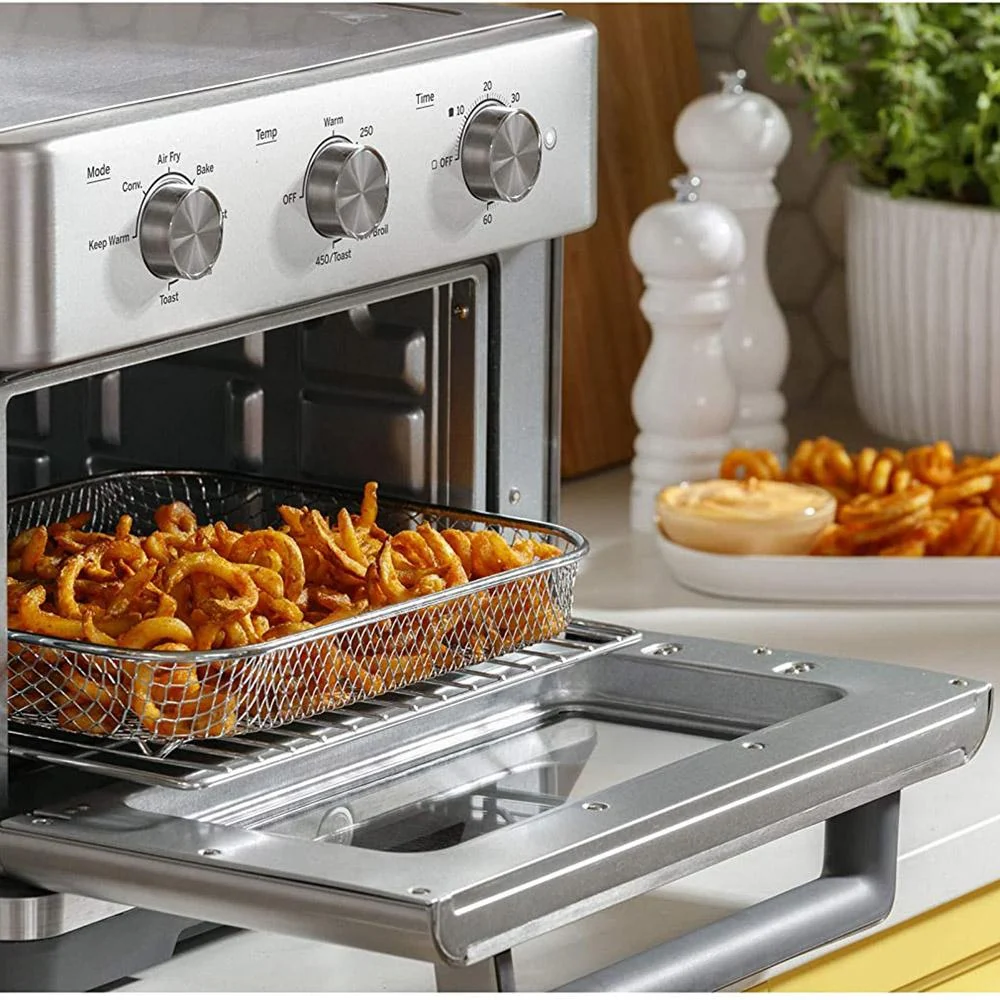 GE Digital Air Fry 8-in-1 Toaster Oven Steel Open Box with 1 Year Warranty - Image 9
