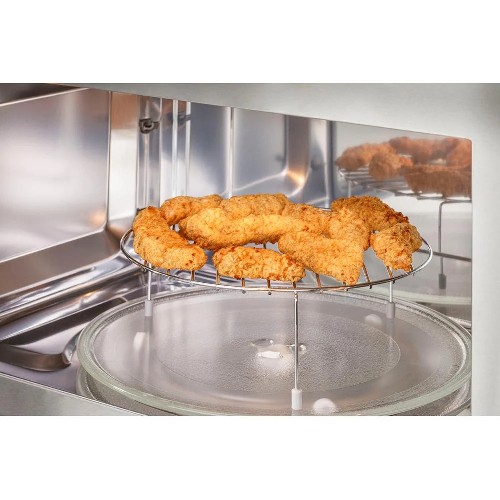 GE Profile 1.7 Cu. Ft. Convection Over-the-Range Microwave Oven Steel Open Box - Image 5