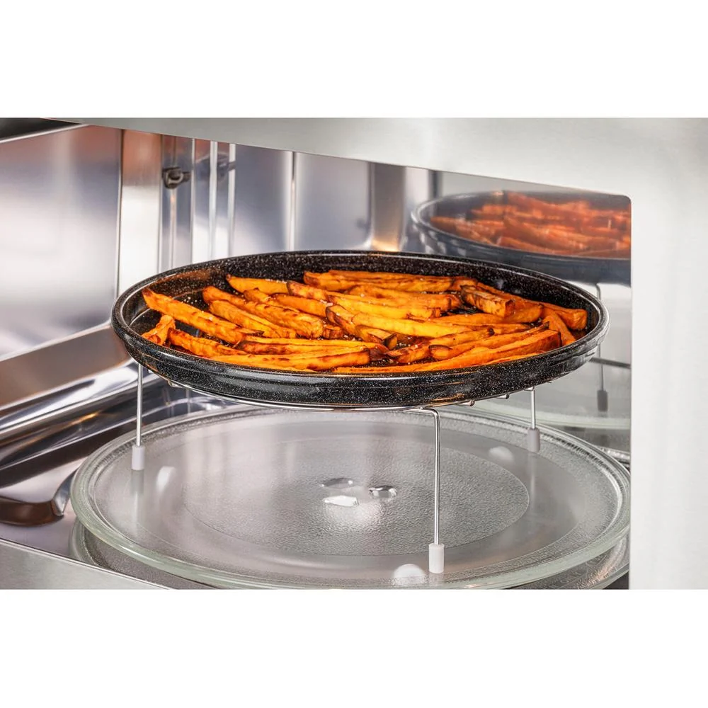 GE Profile 1.7 Cu. Ft. Convection Over-the-Range Microwave Oven Steel Open Box - Image 6