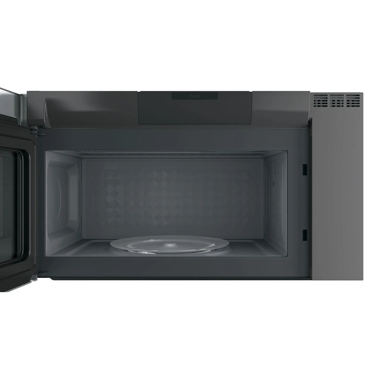 GE Profile 2.1 Cu. Ft. Over-the-Range Sensor Microwave Oven, Stainless Steel - Image 4