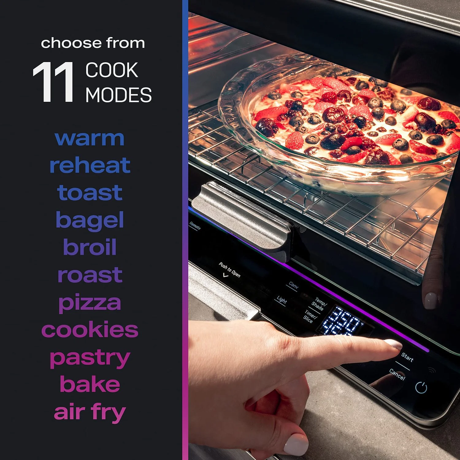 GE Profile UltraFast 11-in-1 Smart Air Fry Oven with WiFi - Image 4