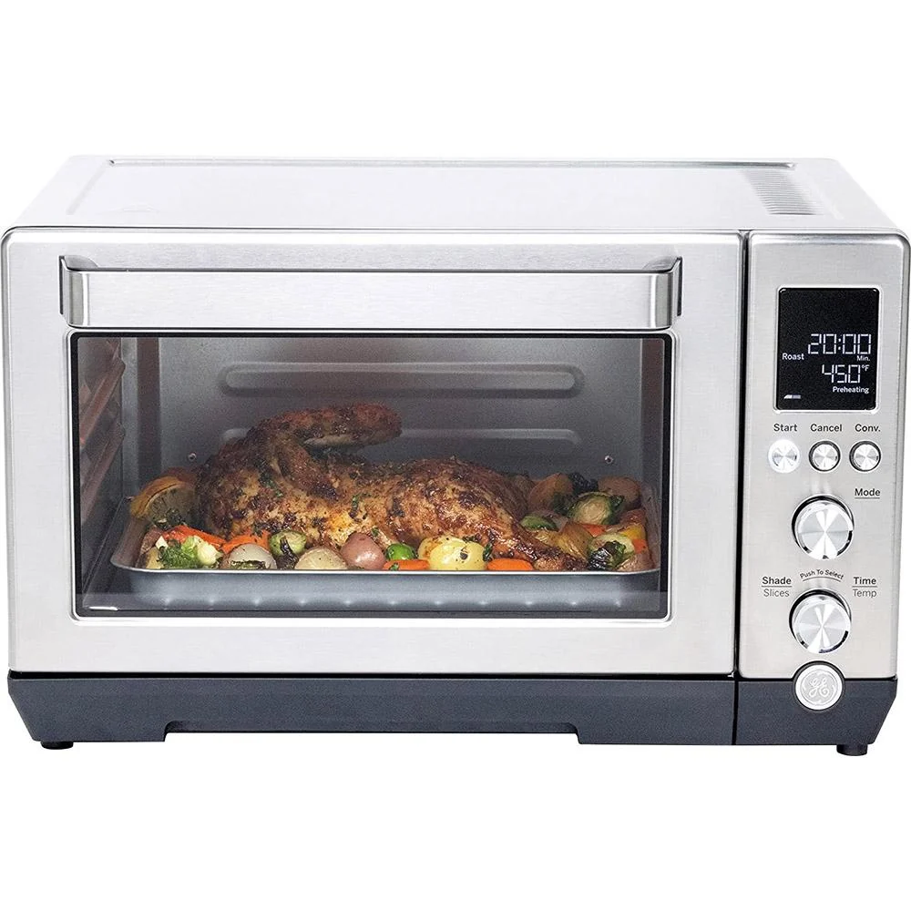 GE Quartz Convection Toaster Oven, Stainless Steel (Open Box) + 1 Year Warranty - Image 4