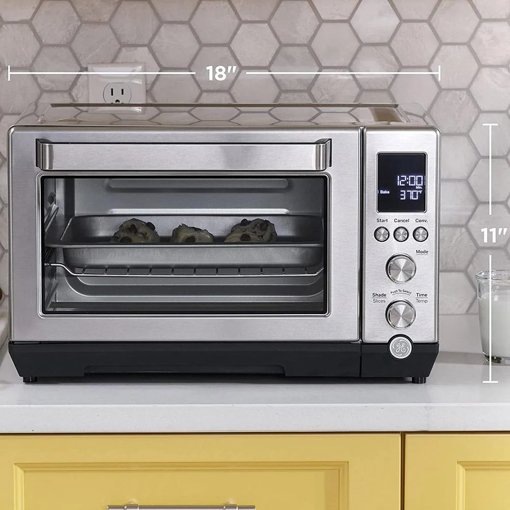 GE Quartz Convection Toaster Oven, Stainless Steel (Open Box) + 1 Year Warranty - Image 8
