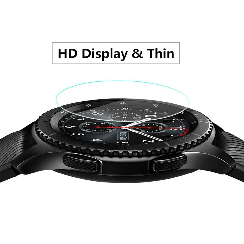 General Brand Black Metal Wrist Band + Tempered Glass Screen Protector for Samsung Gear S3 - Image 10