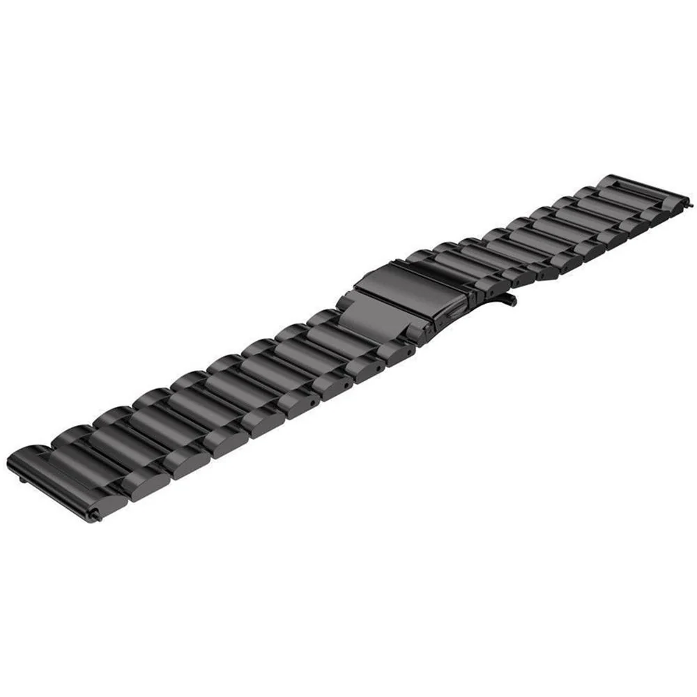 General Brand Black Metal Wrist Band + Tempered Glass Screen Protector for Samsung Gear S3 - Image 3