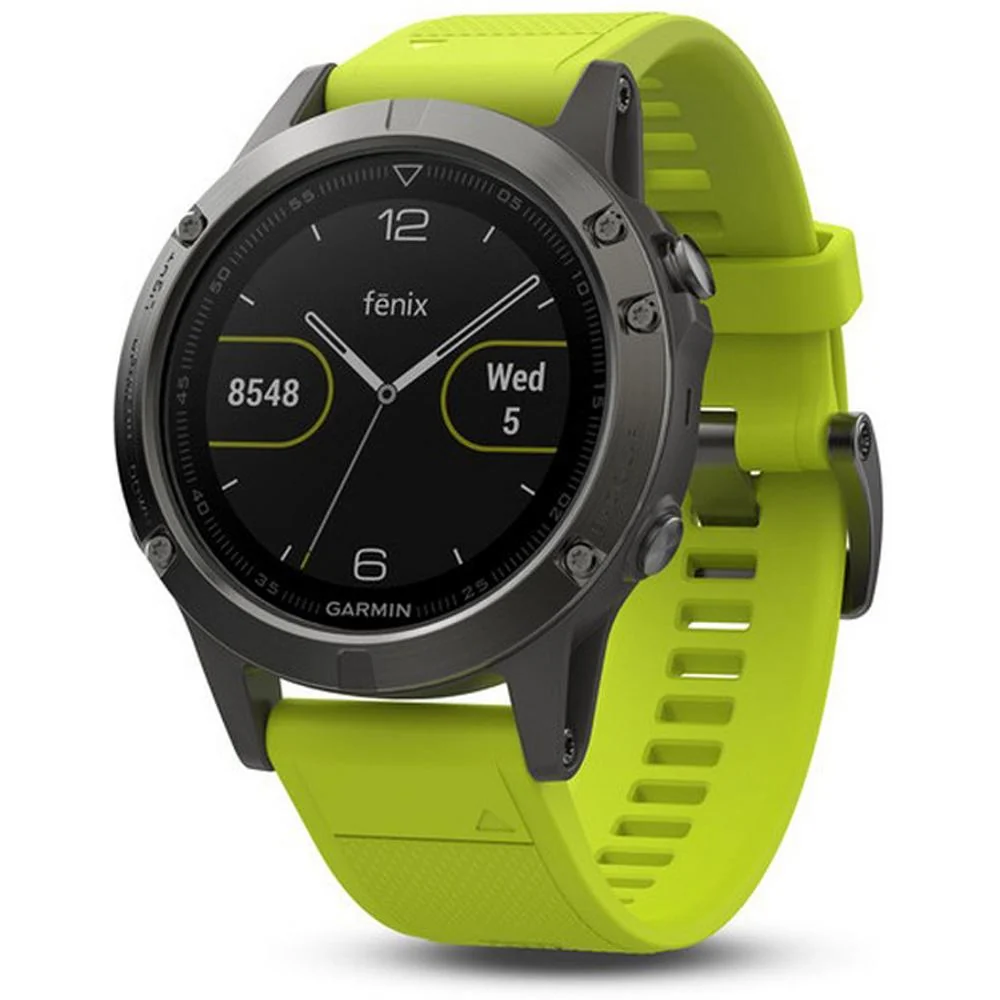 General Brand Green Silicone Wrist Band for Garmin Fenix 5 Smartwatch