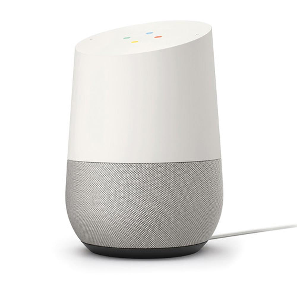 Google Home Smart Speaker with Google Assistant, White/Slate (GA3A00417A14) - Image 3