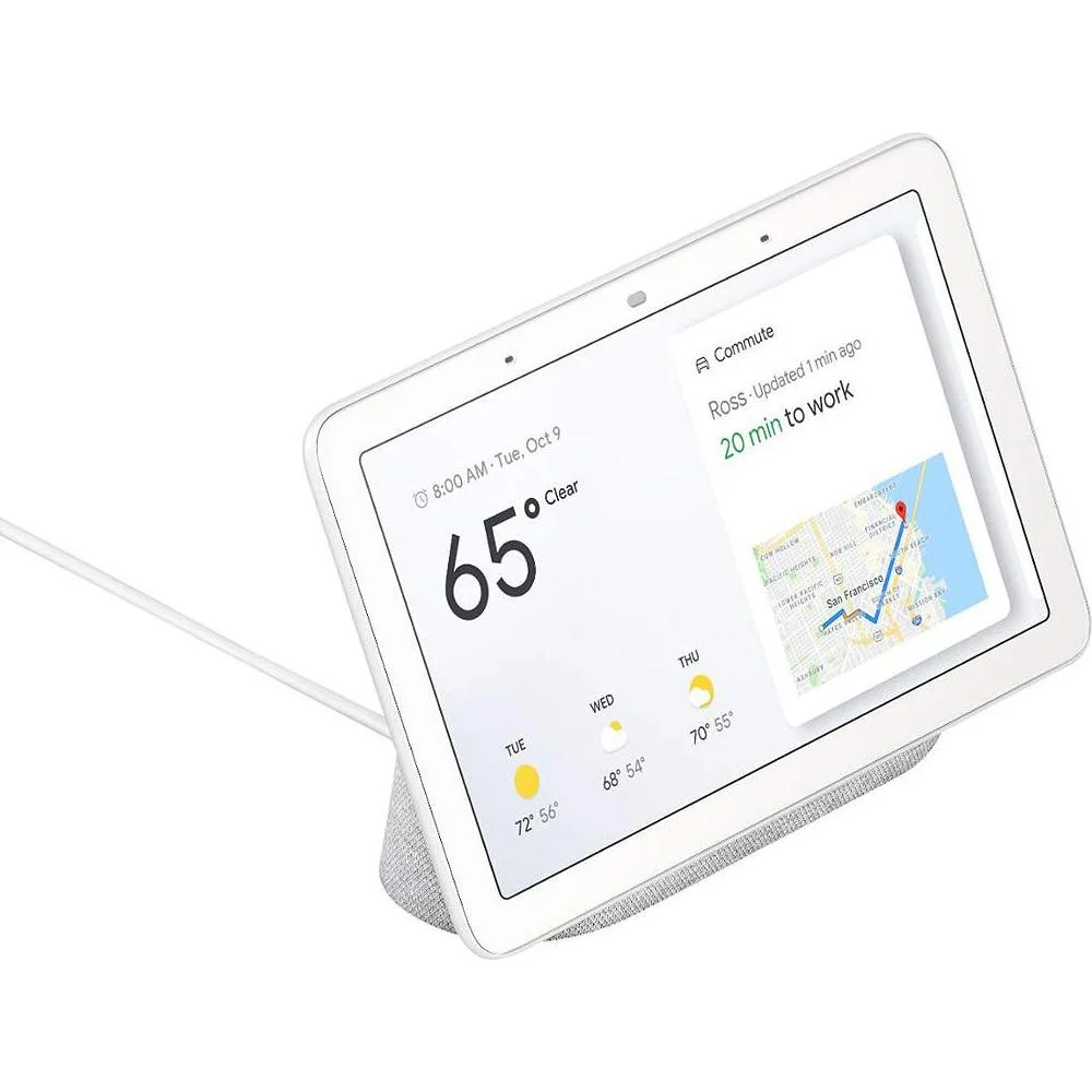 Google Nest Hub with Google Assistant Chalk Open Box with 1 Year Warranty - Image 3