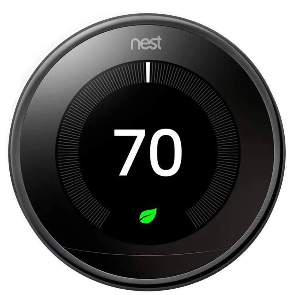 Google Nest Learning Smart Thermostat Gen 3 Mirror Black T3018US + Home Wall Mount Kit - Image 6