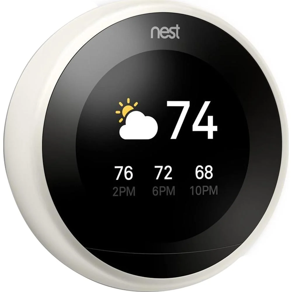 Google Nest Learning Thermostat (3rd Generation; White) - Open Box - Image 3