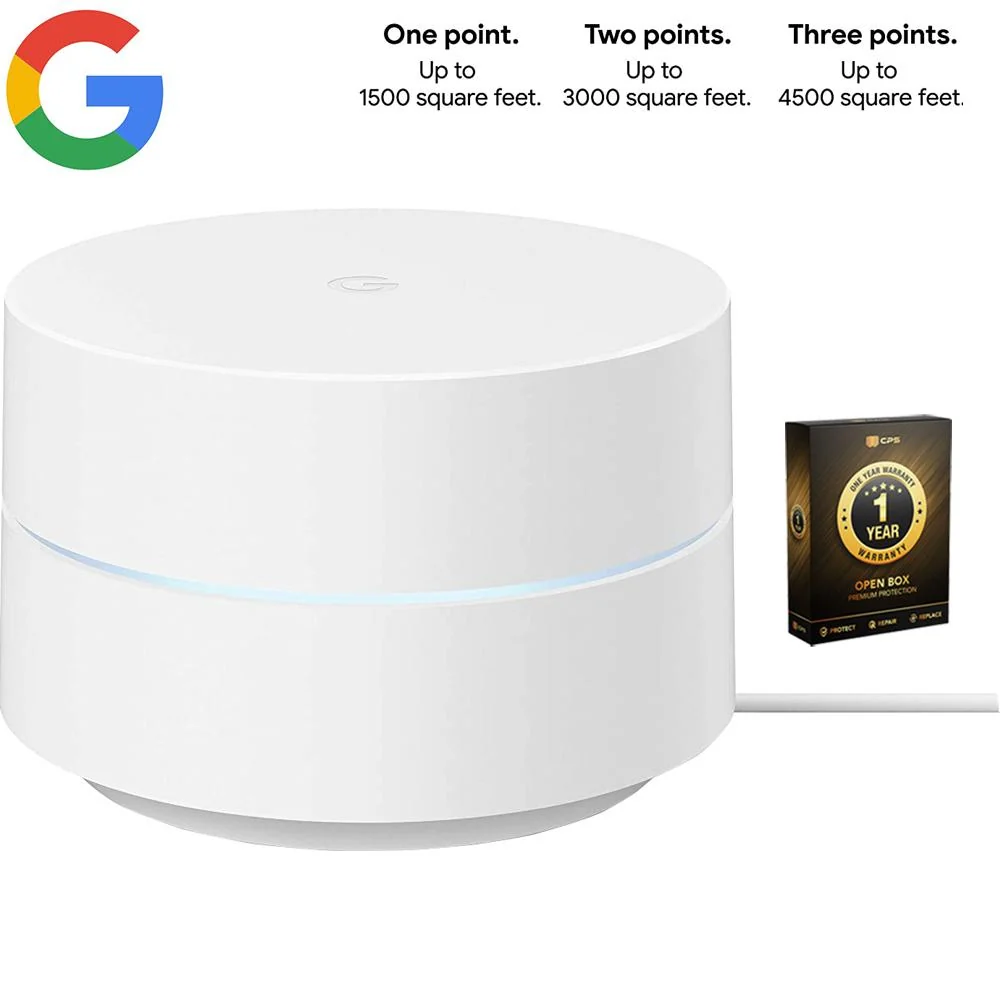 Google Wifi Mesh Network System Router Open Box with 1 Year Warranty
