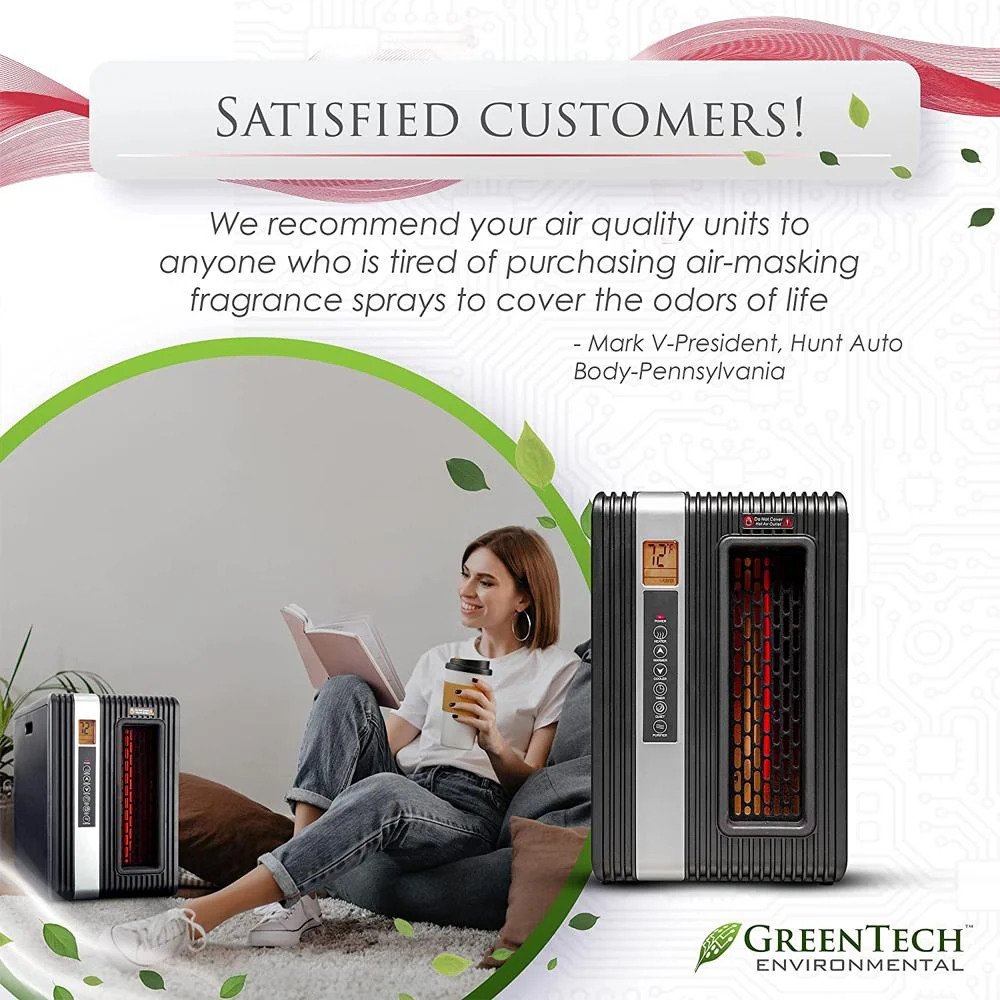 Greentech pureHeat 2-in-1 Indoor Heater/Air Purifier Black with 1 Year Warranty - Image 7