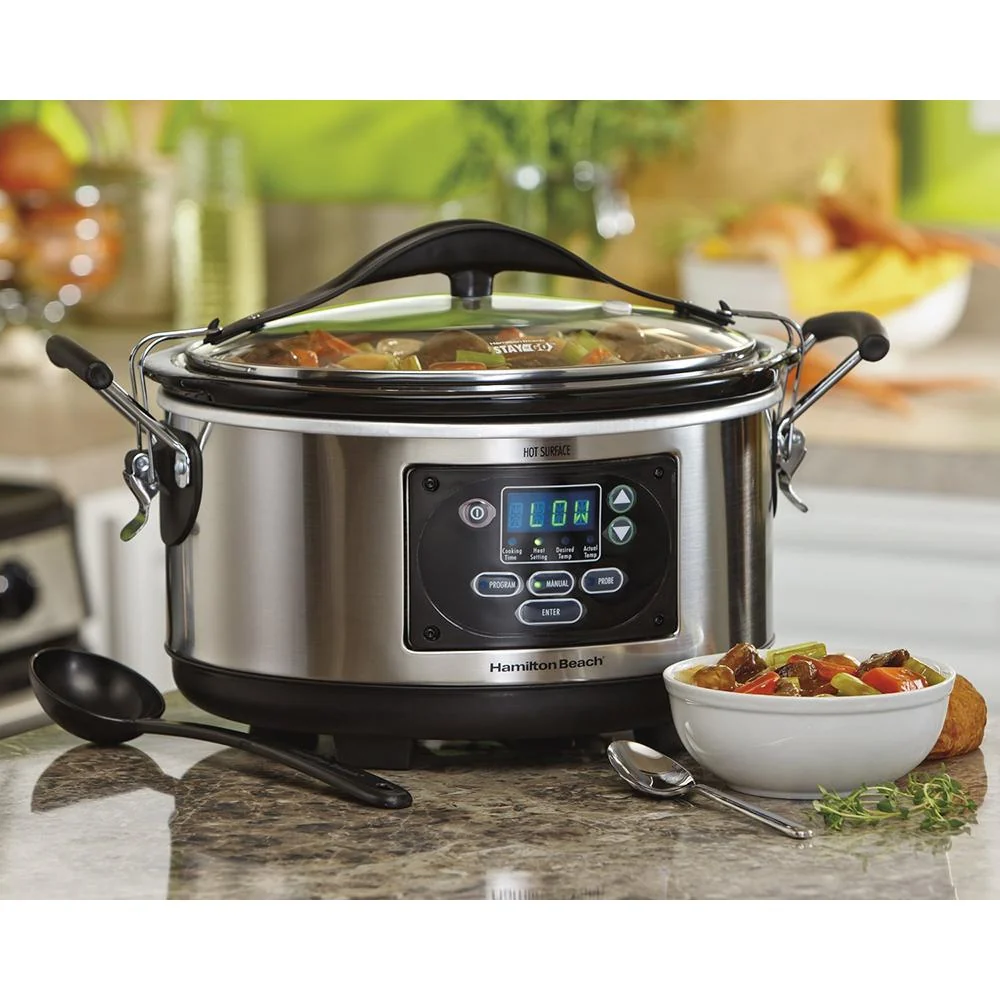 Hamilton Beach 33967 - Set 'n Forget 6-Quart Programmable Slow Cooker - Image 2