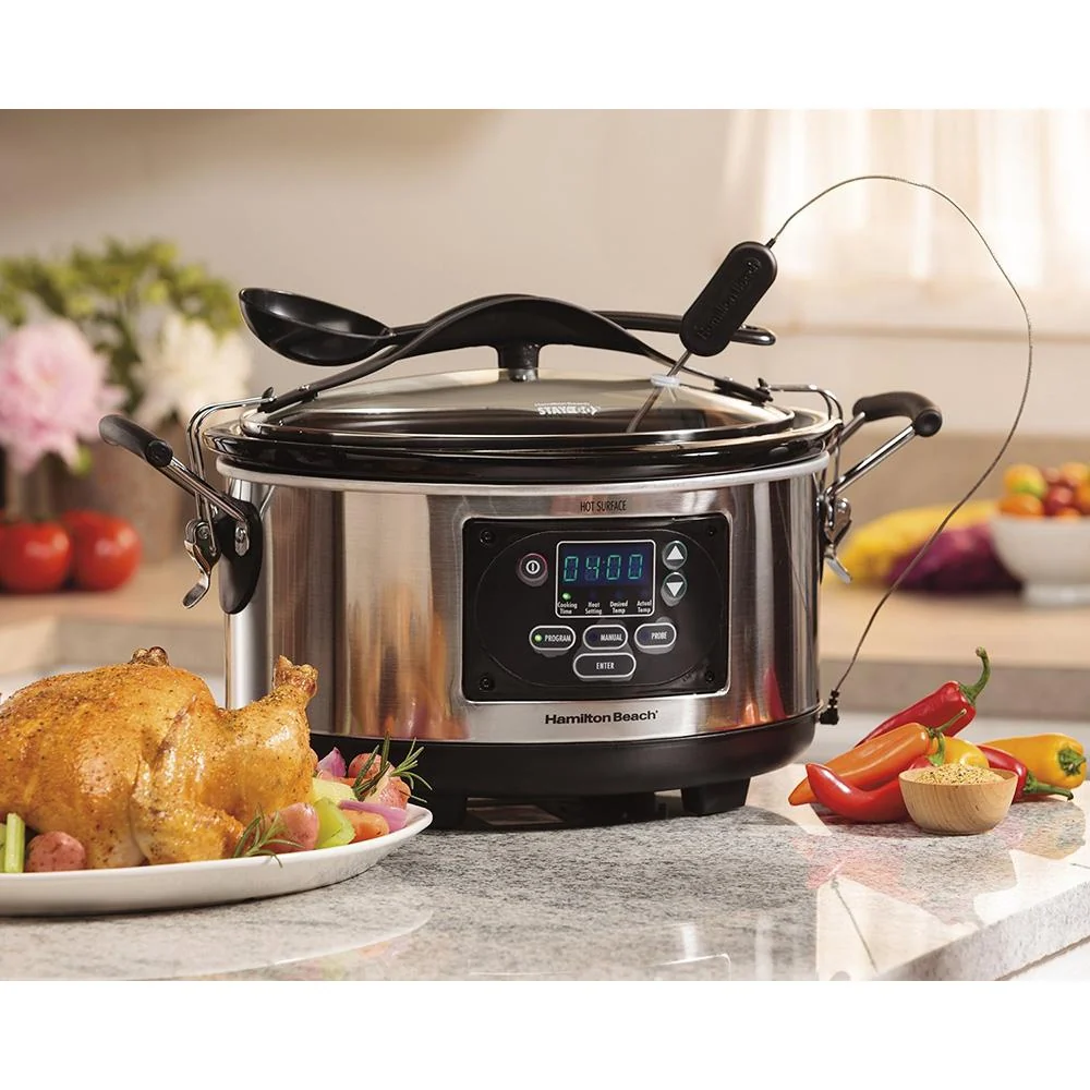 Hamilton Beach 33967 - Set 'n Forget 6-Quart Programmable Slow Cooker - Image 7