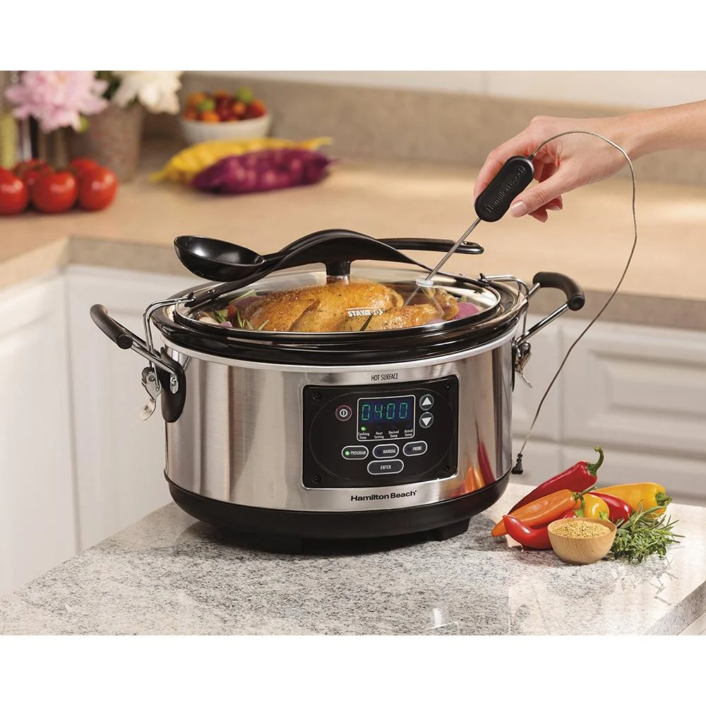 Hamilton Beach 33967 - Set 'n Forget 6-Quart Programmable Slow Cooker - Image 8