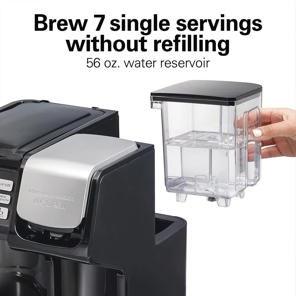 Hamilton Beach FlexBrew Trio 3-way Coffee Maker Black + Coffee Caddy and K-Cups - Image 6