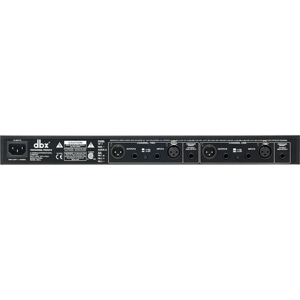 Harman Professional Solutions 266xs Professional Audio Compressor/Gate - DBX266XSV - Image 2