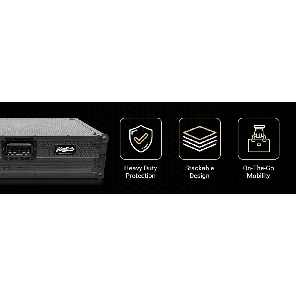 Headliner Pitch Black Flight Case for Pioneer DDJ-FLX10 with Laptop Platform - Image 12