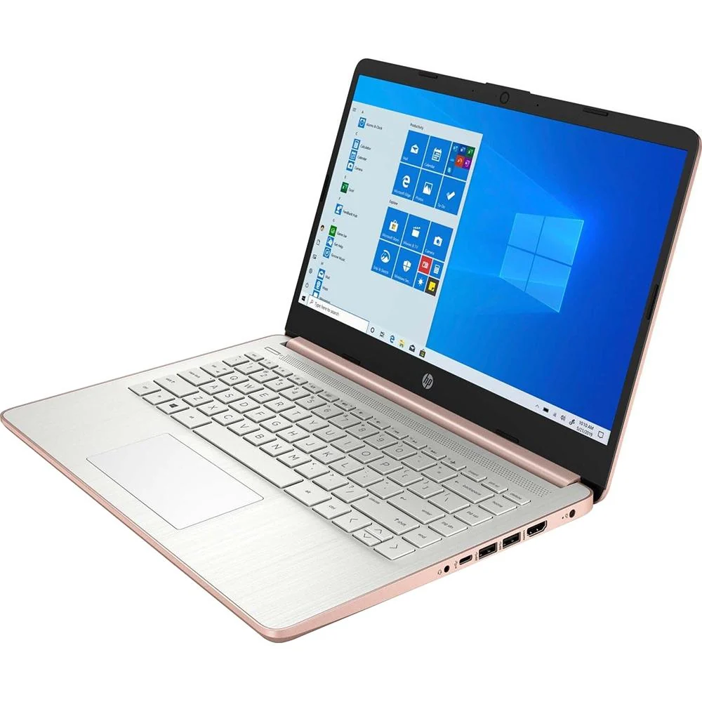 Hewlett Packard 14-dq0070nr 14 inch LCD HD 4GB/64GB Touchscreen Laptop in Rose Gold - Open Box - Image 3
