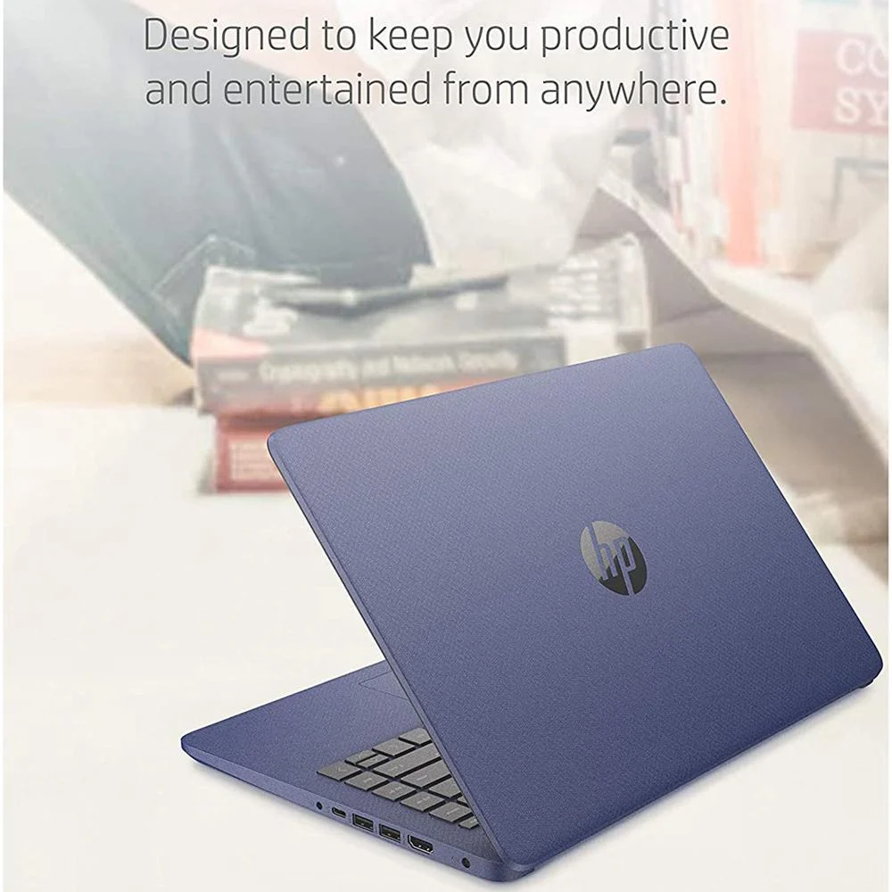 Hewlett Packard 14 HD PC Laptop; AMD 3020e; 4GB RAM/64GB - Blue (14-fq0010nr) - Open Box - Image 9