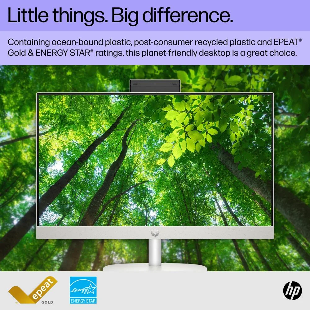 Hewlett Packard 8 GB RAM 23.8-inch All-in-One FHD Desktop PC - 7H0U0AA#ABA - Open Box - Image 7