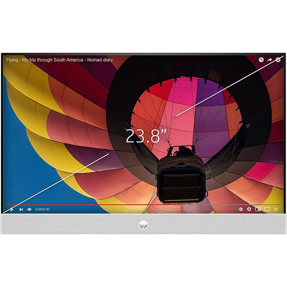 Hewlett Packard 23.8" Intel Celeron J4025 4/256GB SSD Desktop PC Open Box + 1 Year Warranty Pack - Image 13