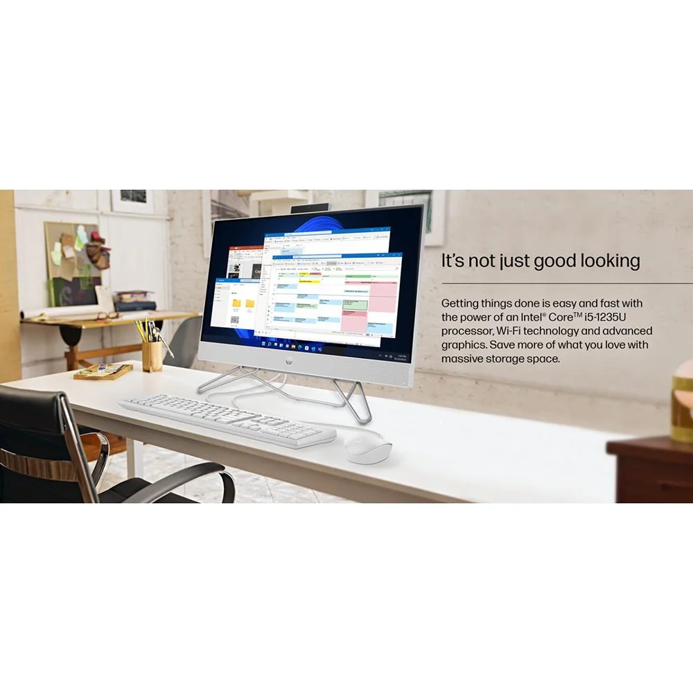 Hewlett Packard 24-cb1210 23.8" Intel i5-1235U 8GB/256GB All-in-One Desktop PC (9Y072AA) - Image 10