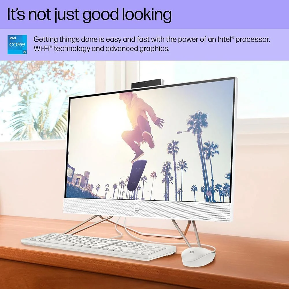 Hewlett Packard 24-cb1210 23.8" Intel i5-1235U 8GB/256GB All-in-One Desktop PC (9Y072AA) - Image 9