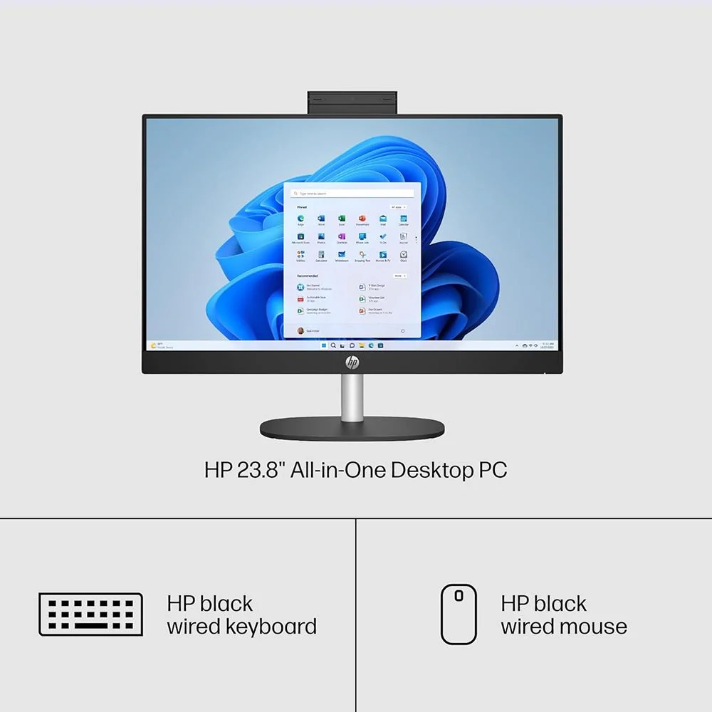 Hewlett Packard 24-cr0030 23.8-inch 8GB/256GB All-in-One Desktop PC - 7G9S5AA#ABA - Open Box - Image 11