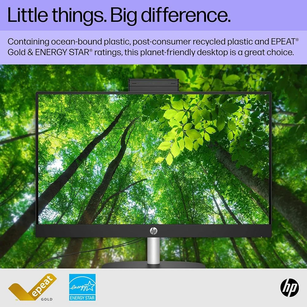 Hewlett Packard 24-cr0030 23.8-inch 8GB/256GB All-in-One Desktop PC - 7G9S5AA#ABA - Open Box - Image 3