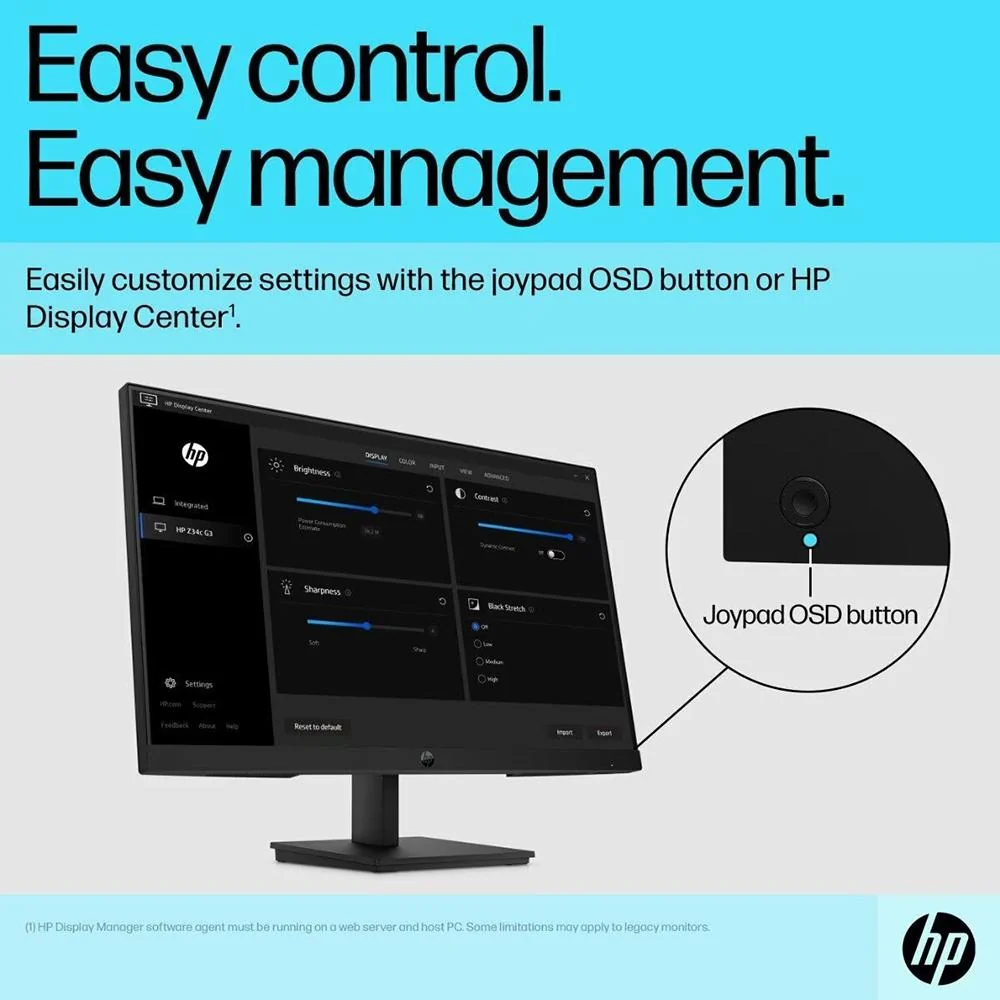 Hewlett Packard 24 P24v G5 FHD Monitor US c - Open Box - Image 8