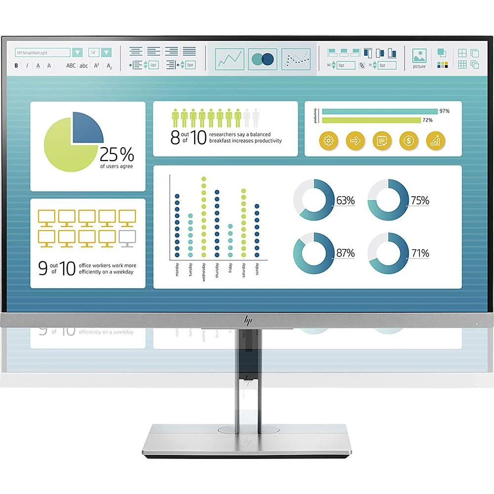 Hewlett Packard 27" EliteDisplay E273 Monitor - 1FH50A8#ABA - Refurbished - Image 4