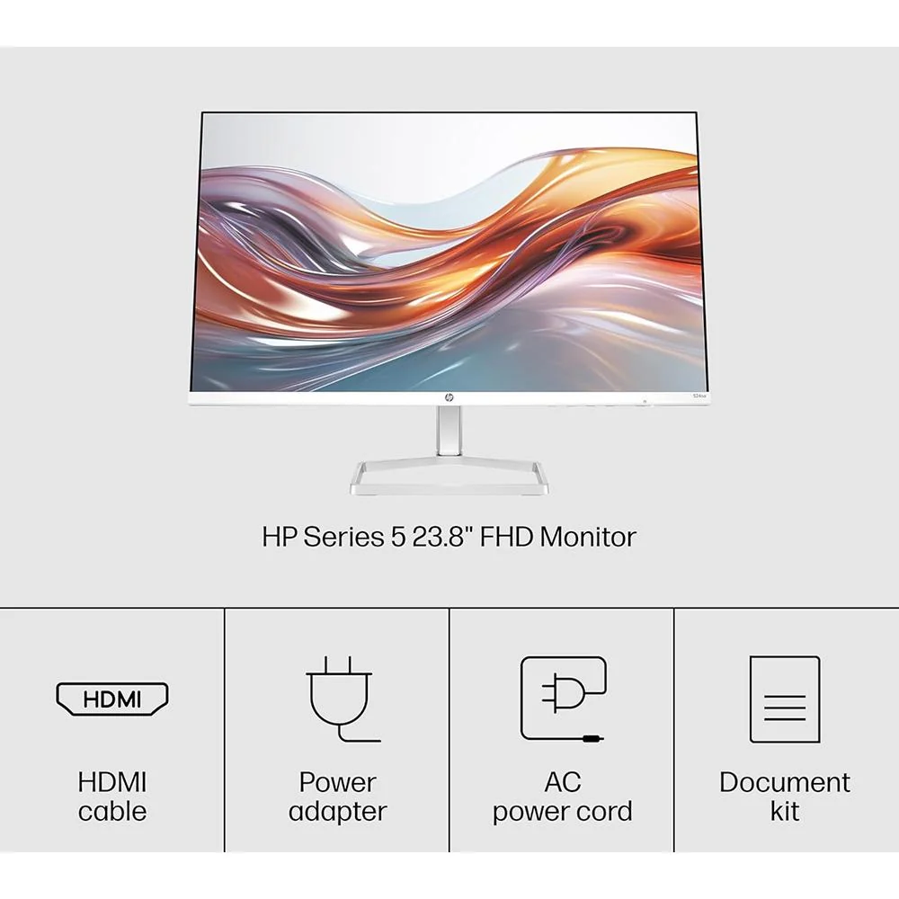 Hewlett Packard 524sa Series 5 23.8" IPS Monitor Open Box with 1 Year Warranty - Image 10
