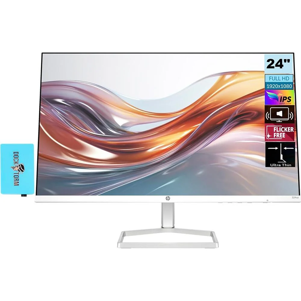 Hewlett Packard 524sa Series 5 23.8" IPS Monitor Open Box with 1 Year Warranty - Image 2
