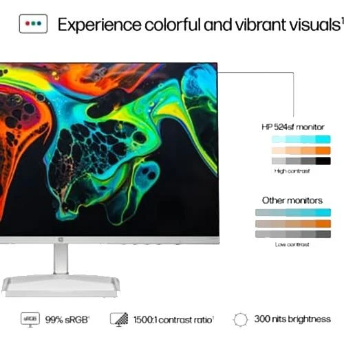Hewlett Packard 524sf Series 5 24 FHD 100Hz IPS Monitor Black/Silver Open Box - Image 5