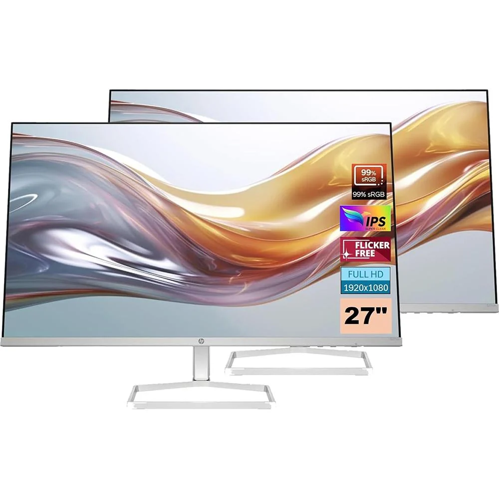 Hewlett Packard 527sw Series 5 27" FHD 100Hz 16:9 IPS Dual Monitor + 2 Year Warranty Pack - Image 6