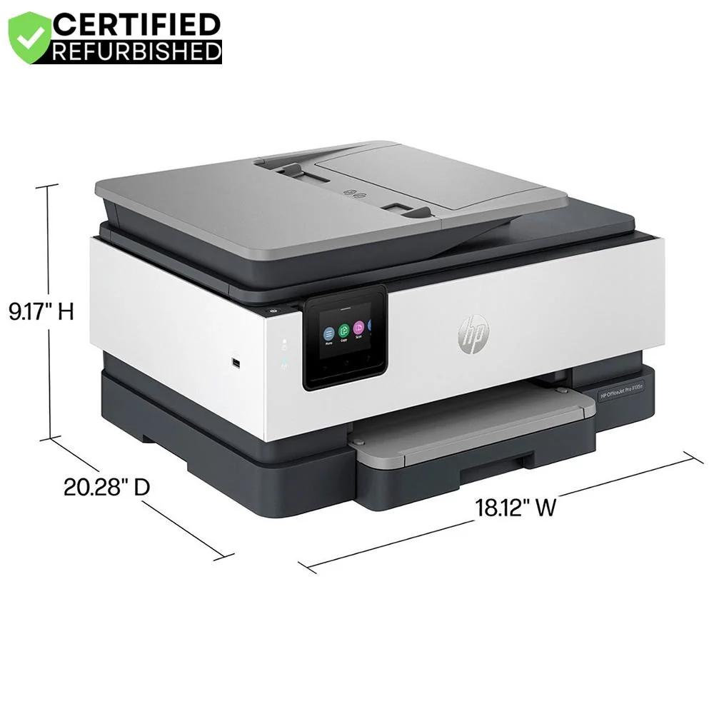 Hewlett Packard 8135e Wireless All-In-One Inkjet Printer Renewed + 2 Yr Warranty - Image 9