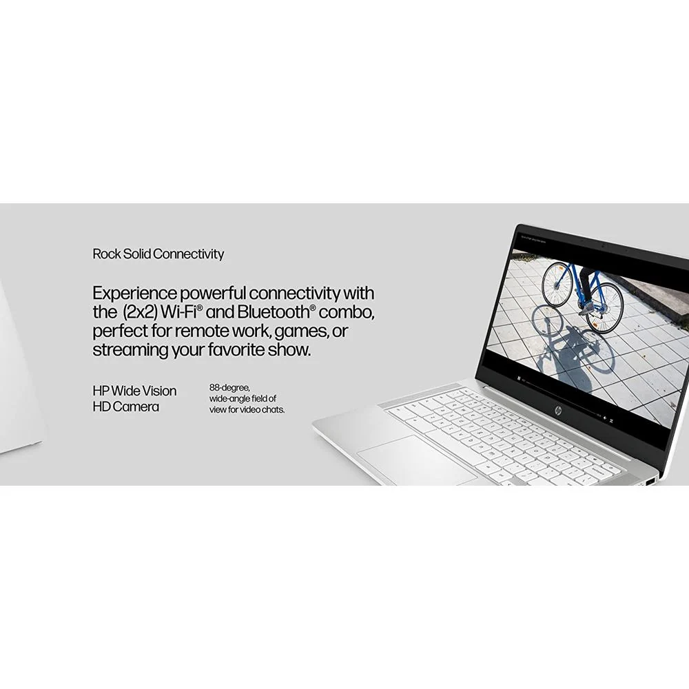 Hewlett Packard 14ANA0240NR 14-inch Touchscreen Laptop in Ceramic White - 60F62UA#ABA - Open Box - Image 9