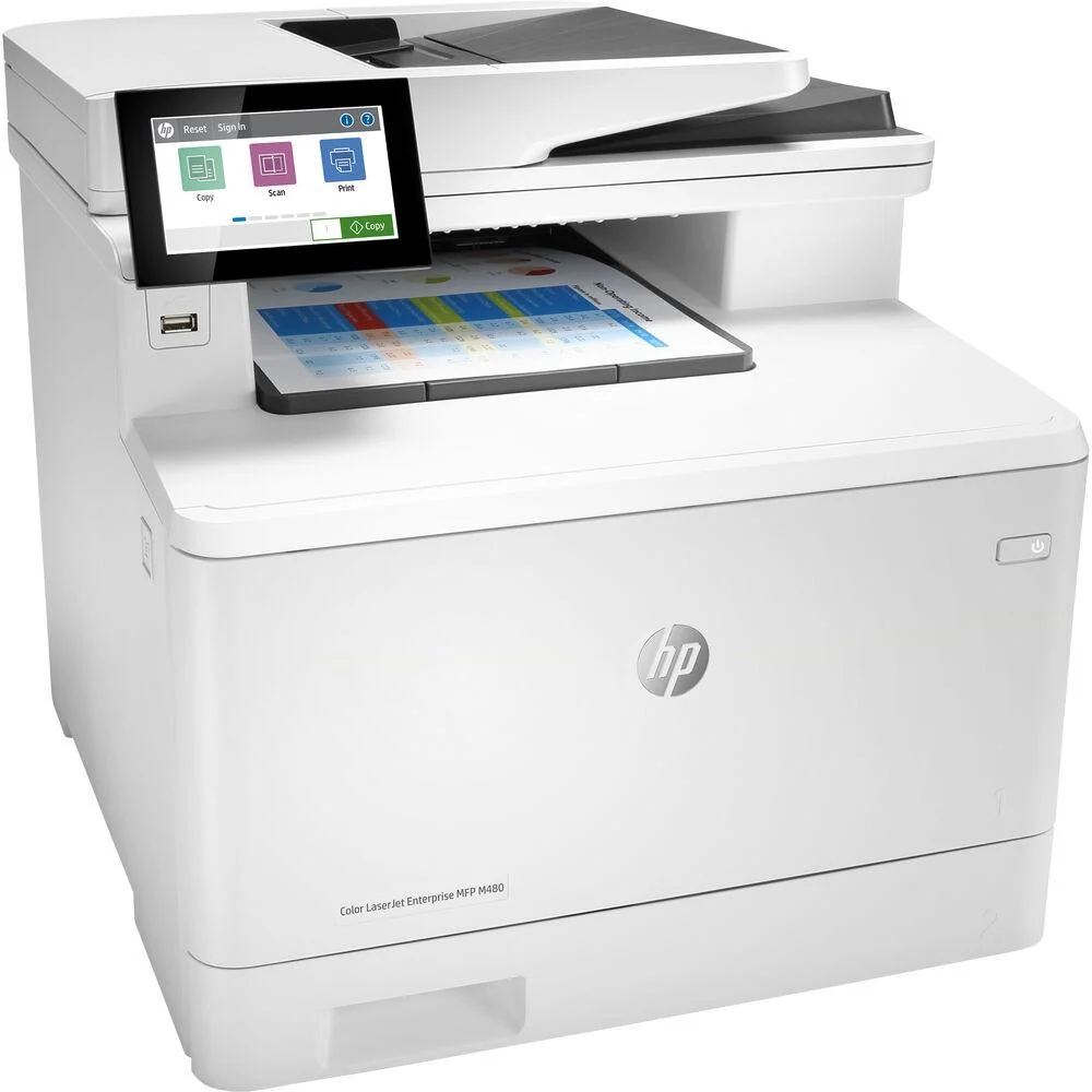 Hewlett Packard Color LaserJet Enterprise MFP M480f Multifunction Laser Printer - Image 4