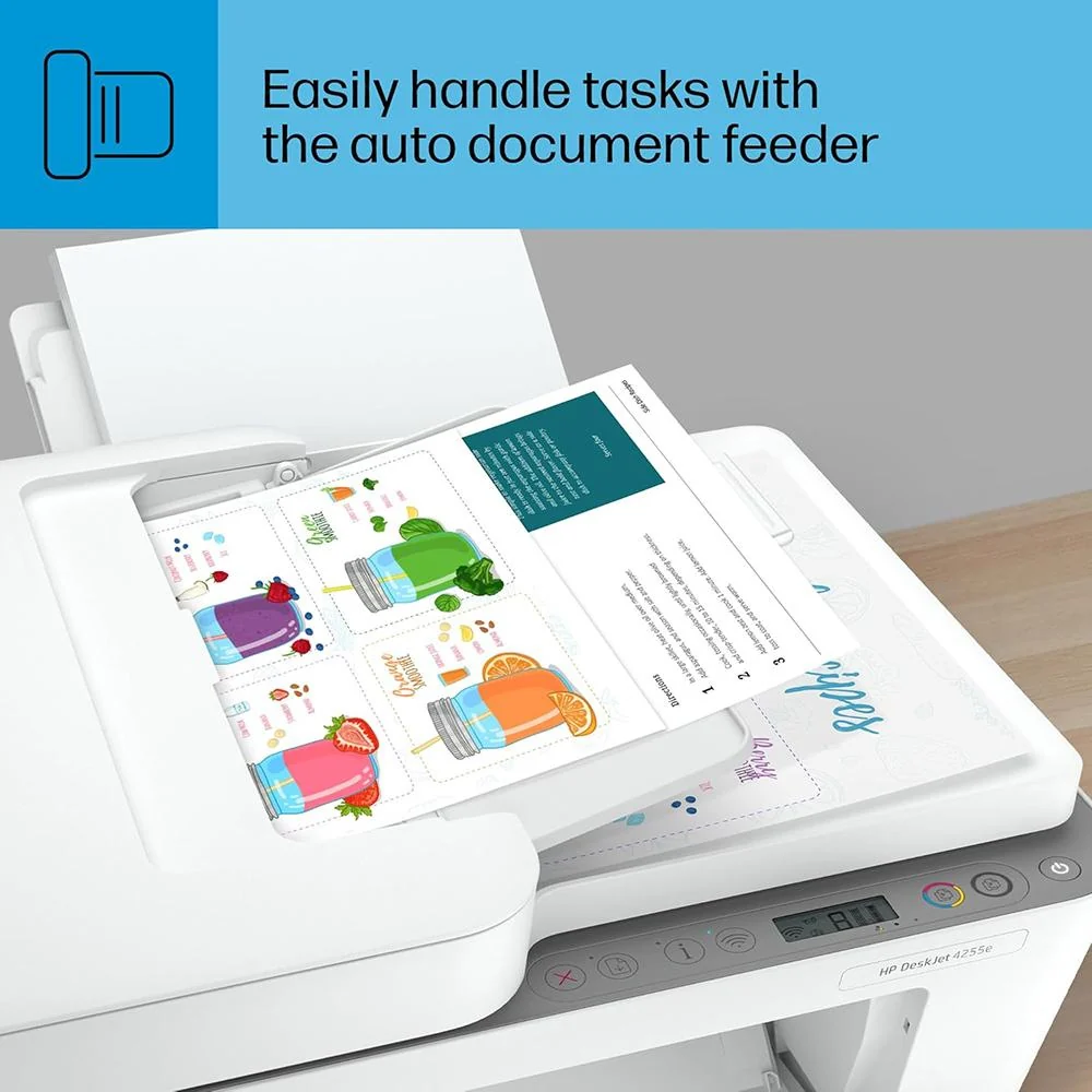 Hewlett Packard DeskJet 4255e Wireless Color Printer Open Box + 1 Year Warranty - Image 9