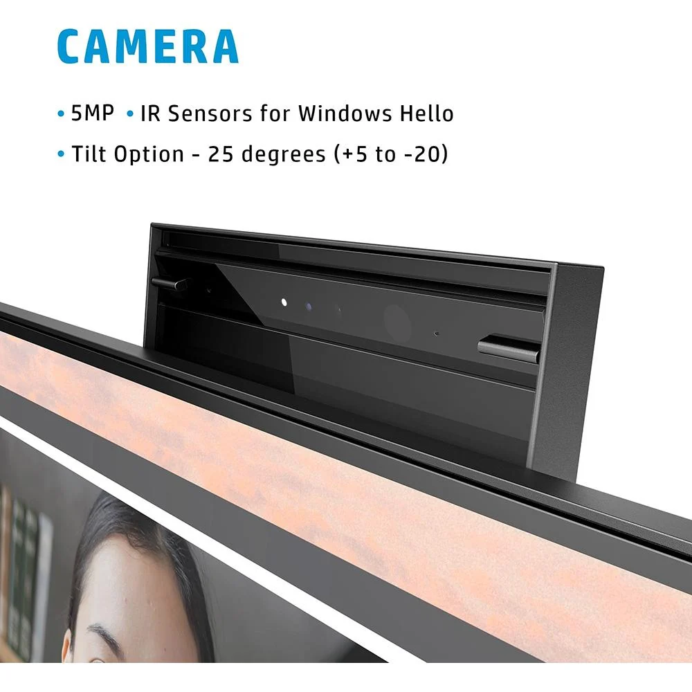 Hewlett Packard E24mv G4 24" Full HD 16:9 5ms 60Hz IPS Conferencing Monitor, Silver - Image 9
