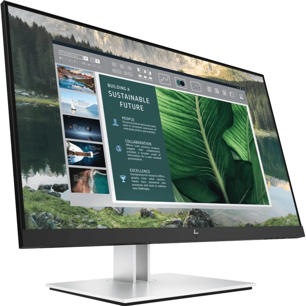 Hewlett Packard E24u G4 24" Full HD 16:9 5ms IPS LCD Monitor, Black and Silver - Image 3