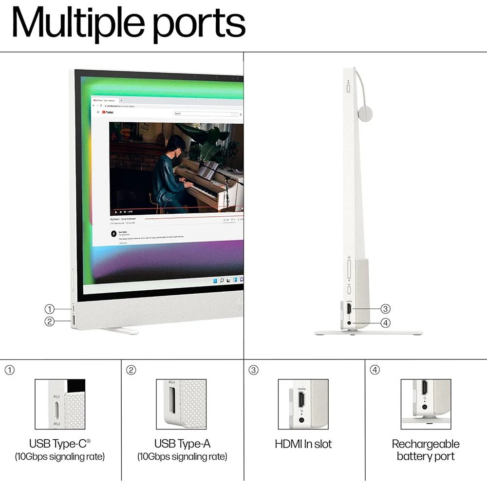 Hewlett Packard Envy Move 23.8" Intel i5-1335U 16GB/512GB All-in-One PC Open Box - Image 12