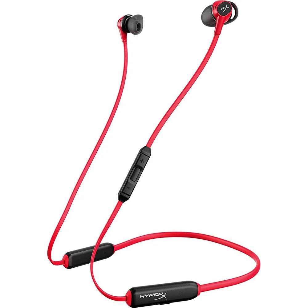 Hewlett Packard HyperX Cloud Buds Bluetooth Wireless Headphones, Red-Black (4P5H7AA) - Open Box