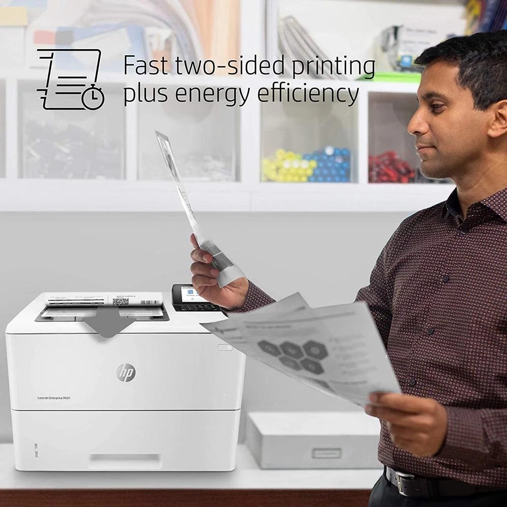 Hewlett Packard LaserJet Enterprise M507dn Monochrome Printer with built-in Ethernet - Open Box - Image 9