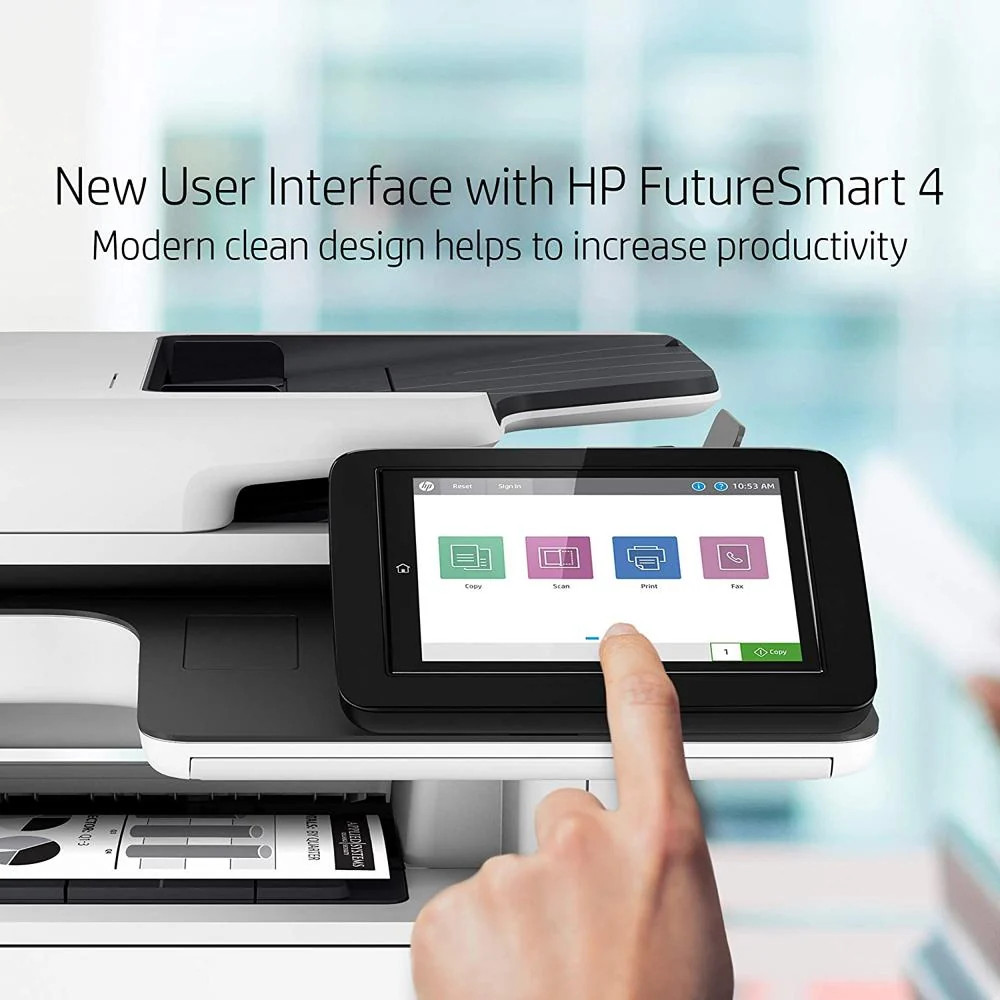 Hewlett Packard LaserJet Enterprise MFP M528dn Monochrome All-in-One Laser Printer - Image 7